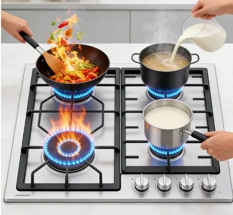 Powerful 4 Burner Gas Range Powerful 4 Burner Gas Range