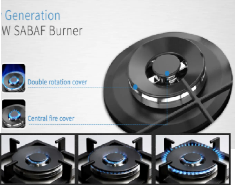 Power Range of 90cm Gas Stove Power Range of 90cm Gas Stove
