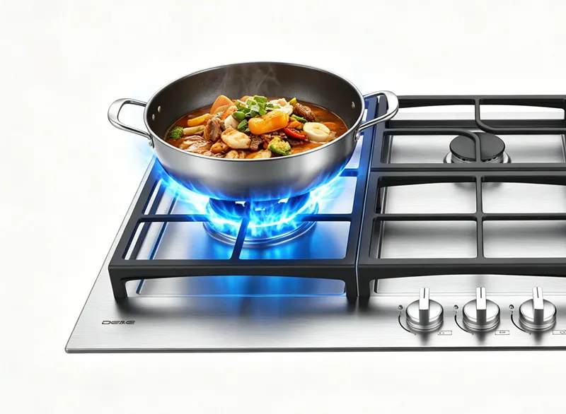 Powerful Heat of Built in Hob 3 Burner Powerful Heat of Built in Hob 3 Burner