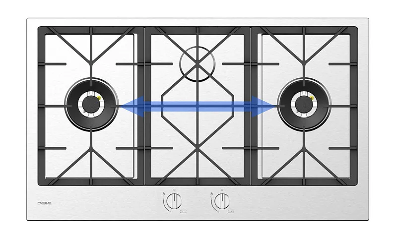 Easy Slide Pan Support of 900mm Gas Stove Easy Slide Pan Support of 900mm Gas Stove