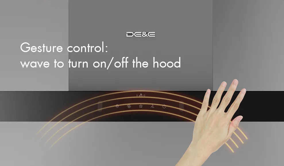 Gesture Control of Wall Range Hood Gesture Control of Wall Range Hood