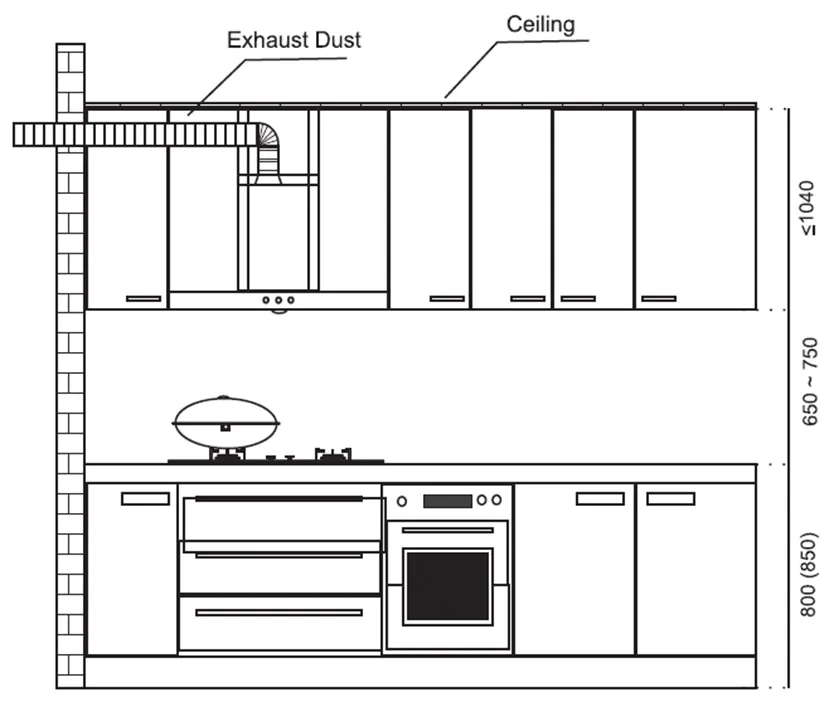 Ductless Range Hood Installation View Ductless Range Hood Installation View