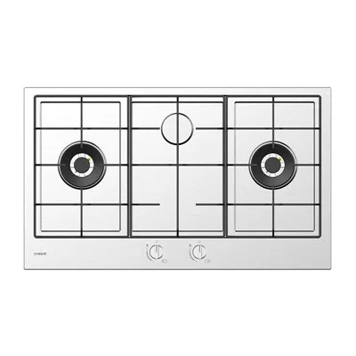 Stainless Steel Double Burner Gas Stove